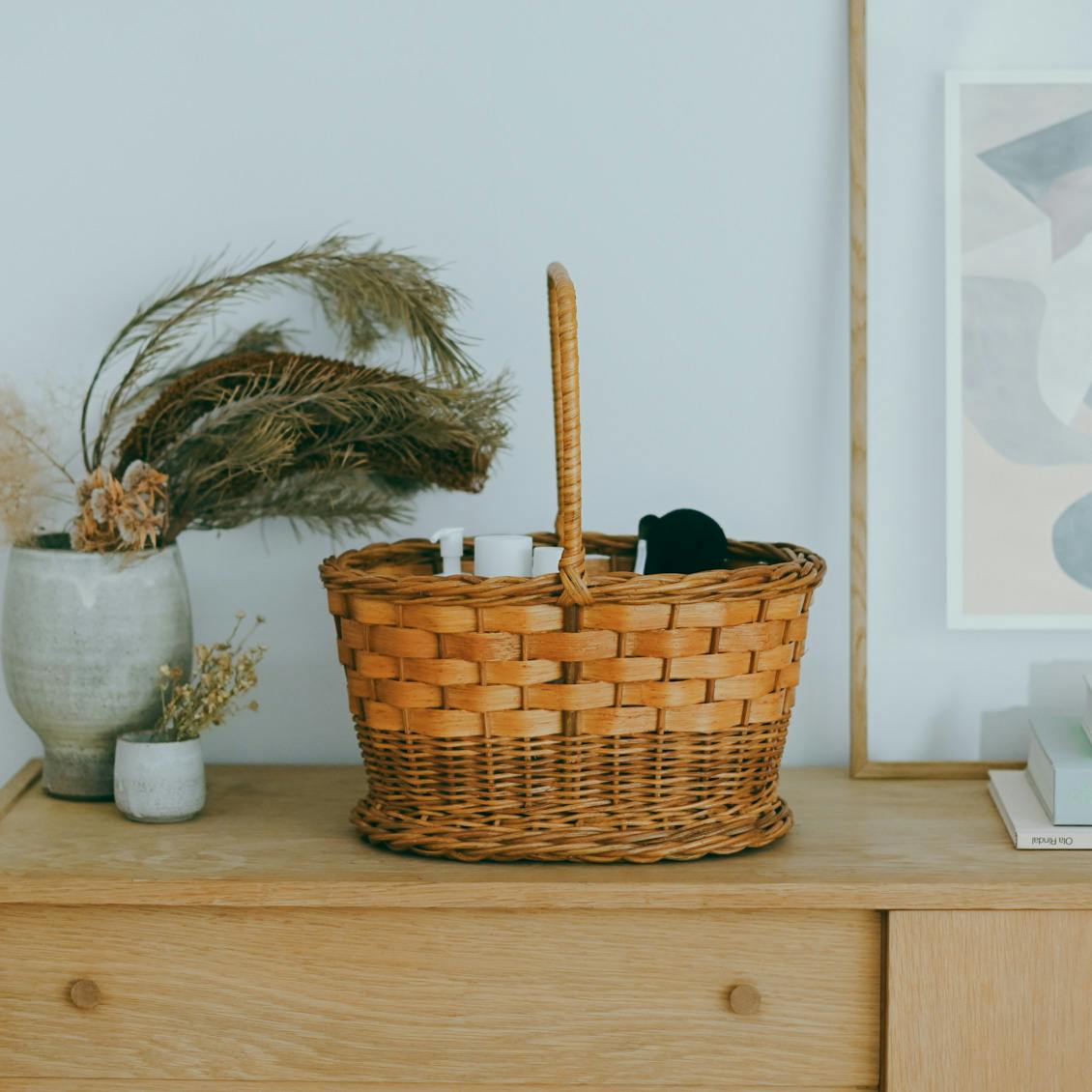 「愛しい景色をつくる」オブジェのような天然ラタンかご / patternの商品写真