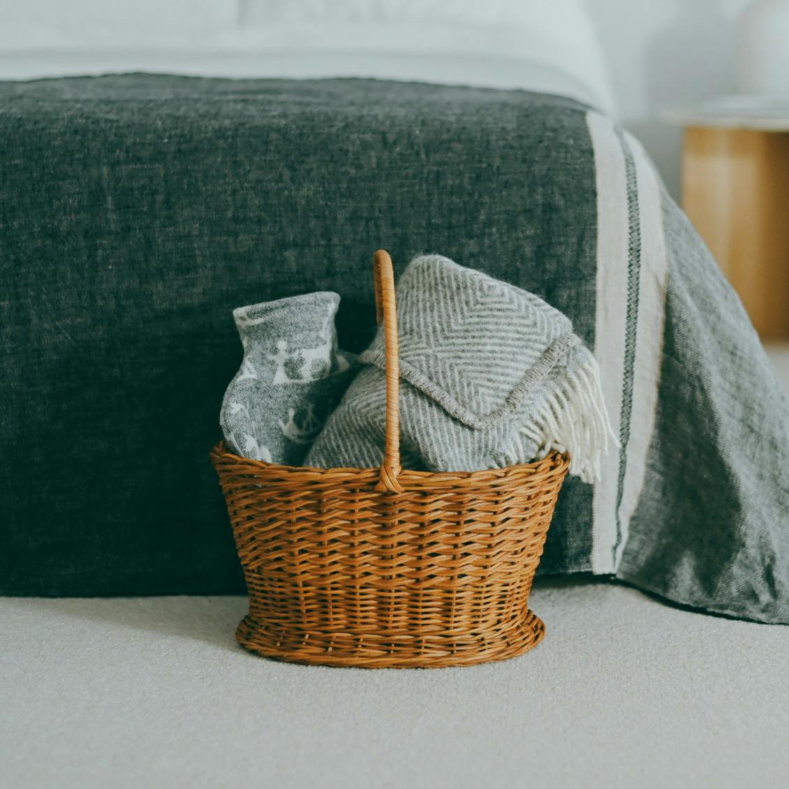 「愛しい景色をつくる」オブジェのような天然ラタンかご / simpleの商品写真