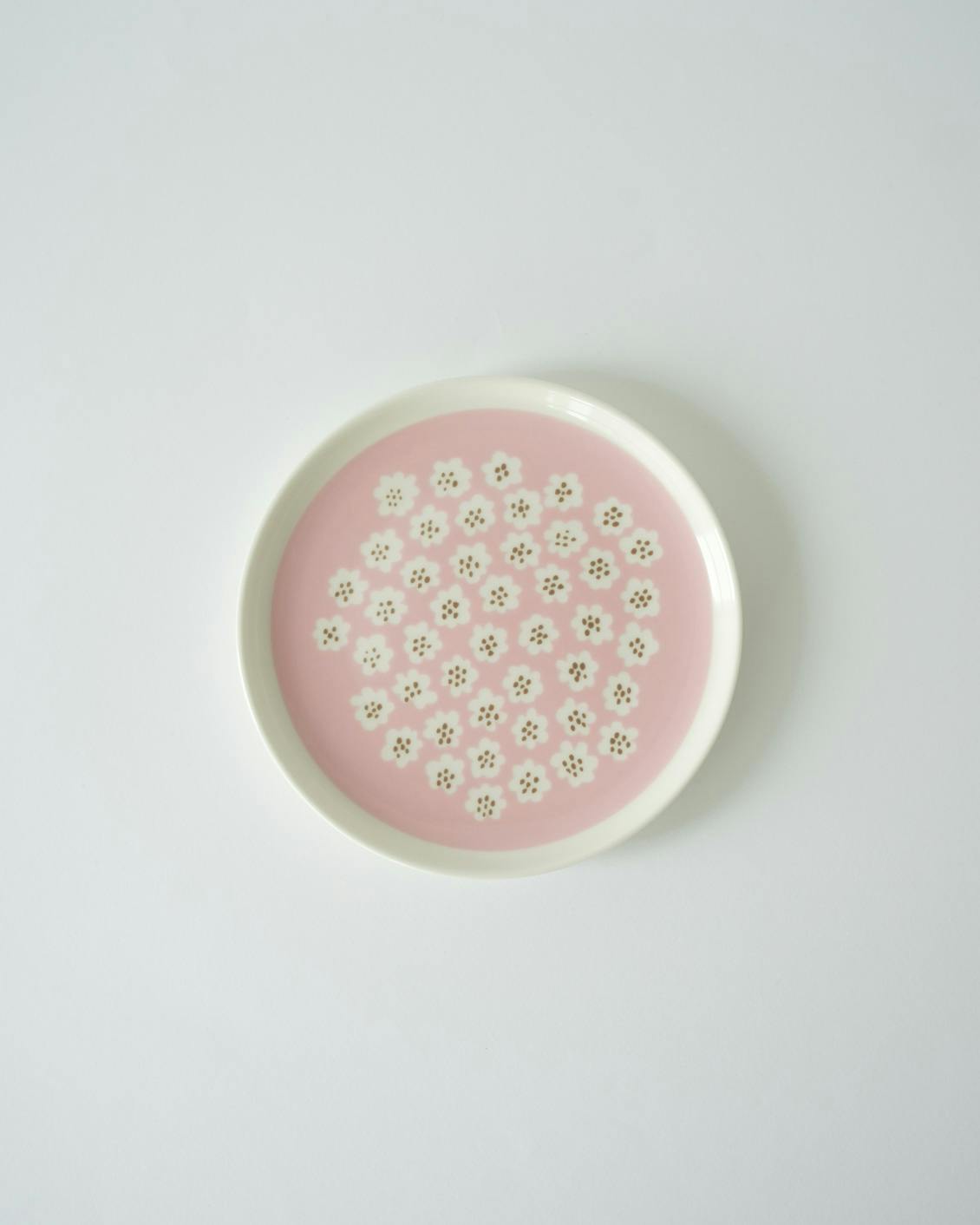 【日本限定】Marimekko / マリメッコ / Puketti / プケッティ / プレート（ピンク 径13.5cm）の商品写真