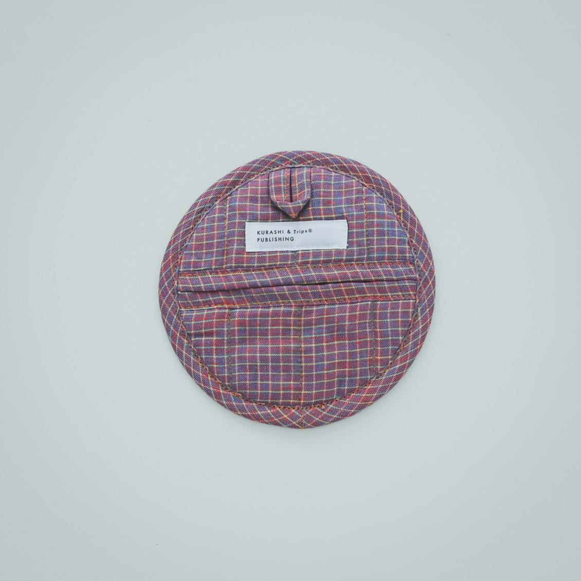 ブルー × レッド（チェック柄）