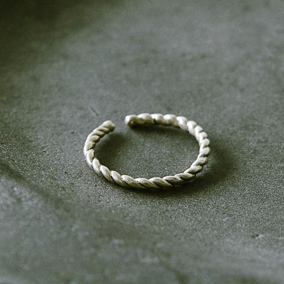 chibijewels / リング  / イヤーカフ / rope（シルバー）の商品写真