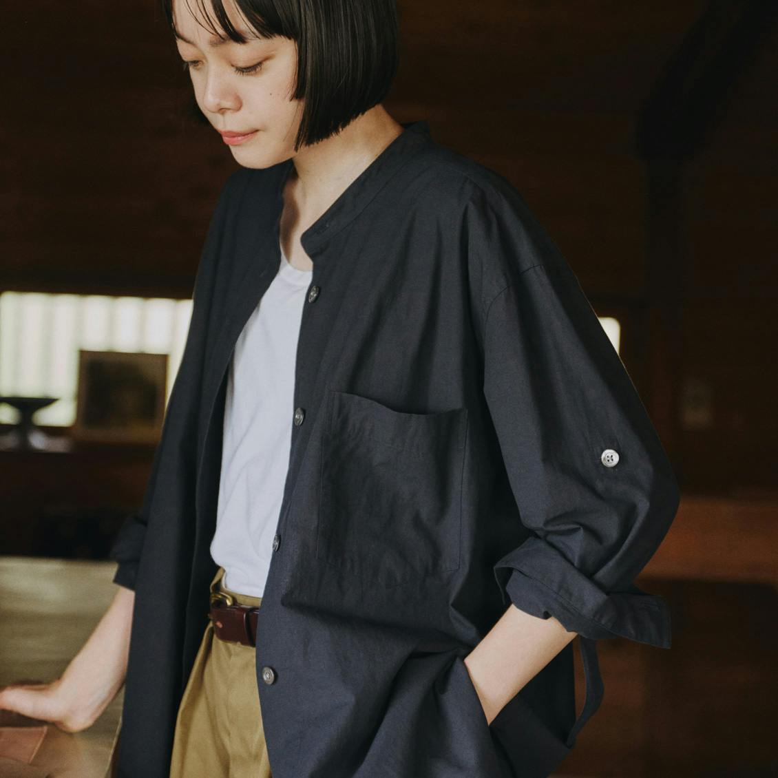 「暮らしを愛するひとのためのロングシャツ」 / MARGARET HOWELL for KURASHI&Tripsの商品写真